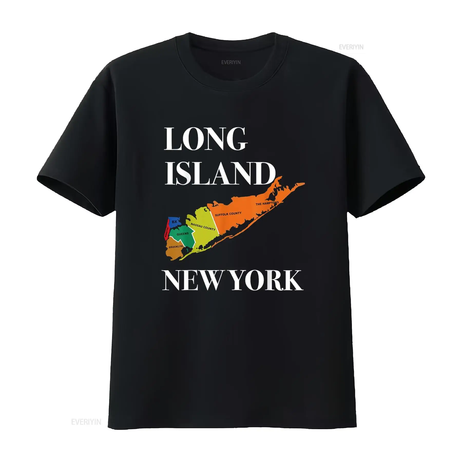 Vintage Fashion Nyc - เสื้อยืดลายแผนที่เกาะลองไอแลนด์ นิวยอร์ก ของที่ระลึกสำหรับชาวเกาะ วินเทจ ล้างสีแล้ว เนื้อผ้านุ่ม