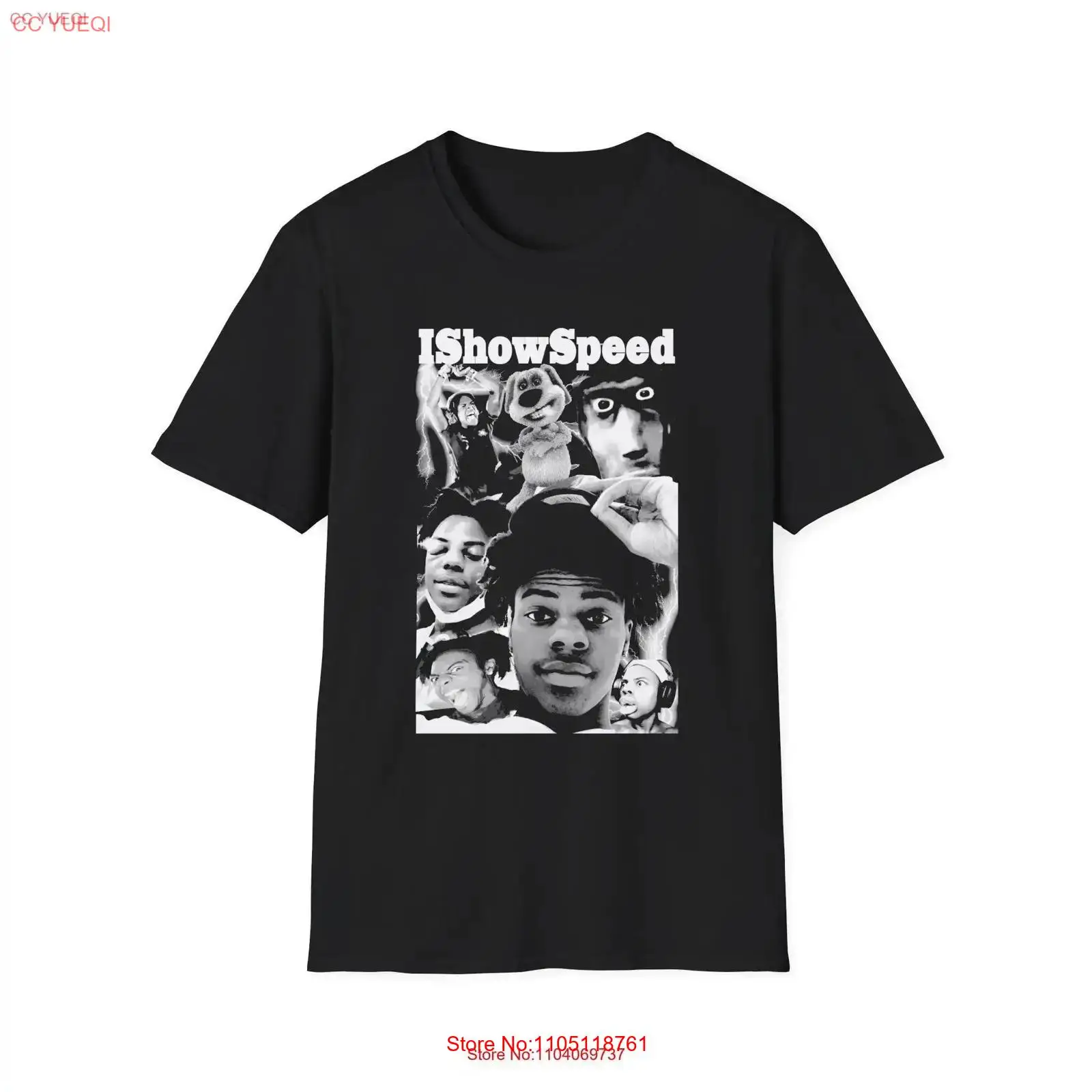 Vintage Fashion Youtubers - เสื้อยืด IShowSpeed สินค้าแฟนคลับ สไตล์ Bootleg Speed