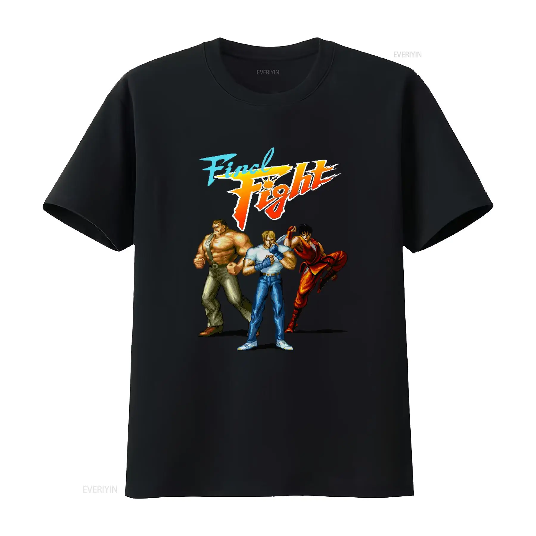 Vintage Fashion Videos - เสื้อยืดลายวินเทจ SNES Arcade Final Fight Box