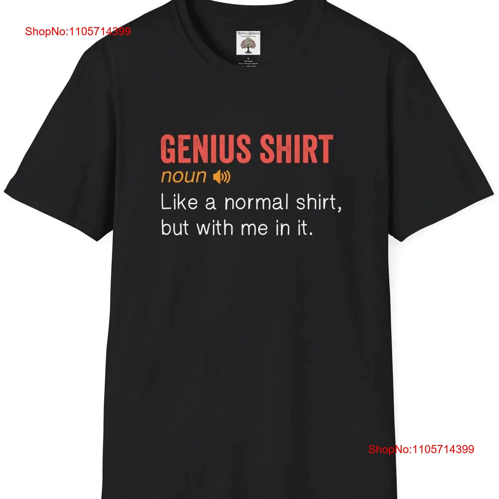Vintage Fashion Definition - เสื้อยืด Genius T Shirt Definition Softstyle