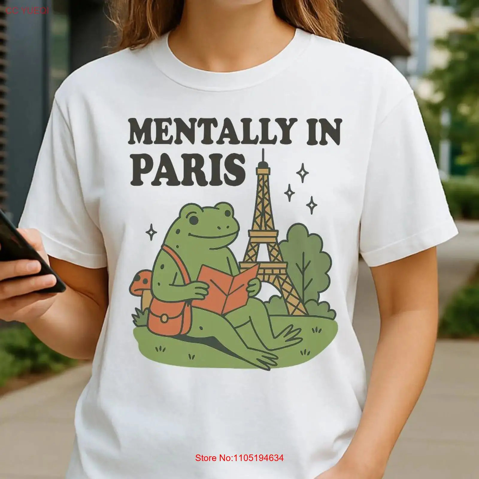 Vintage Fashion In Paris - เสื้อยืด MENTALLY IN PARIS สำหรับคนรักฝรั่งเศส ท่องเที่ยวสไตล์วินเทจ
