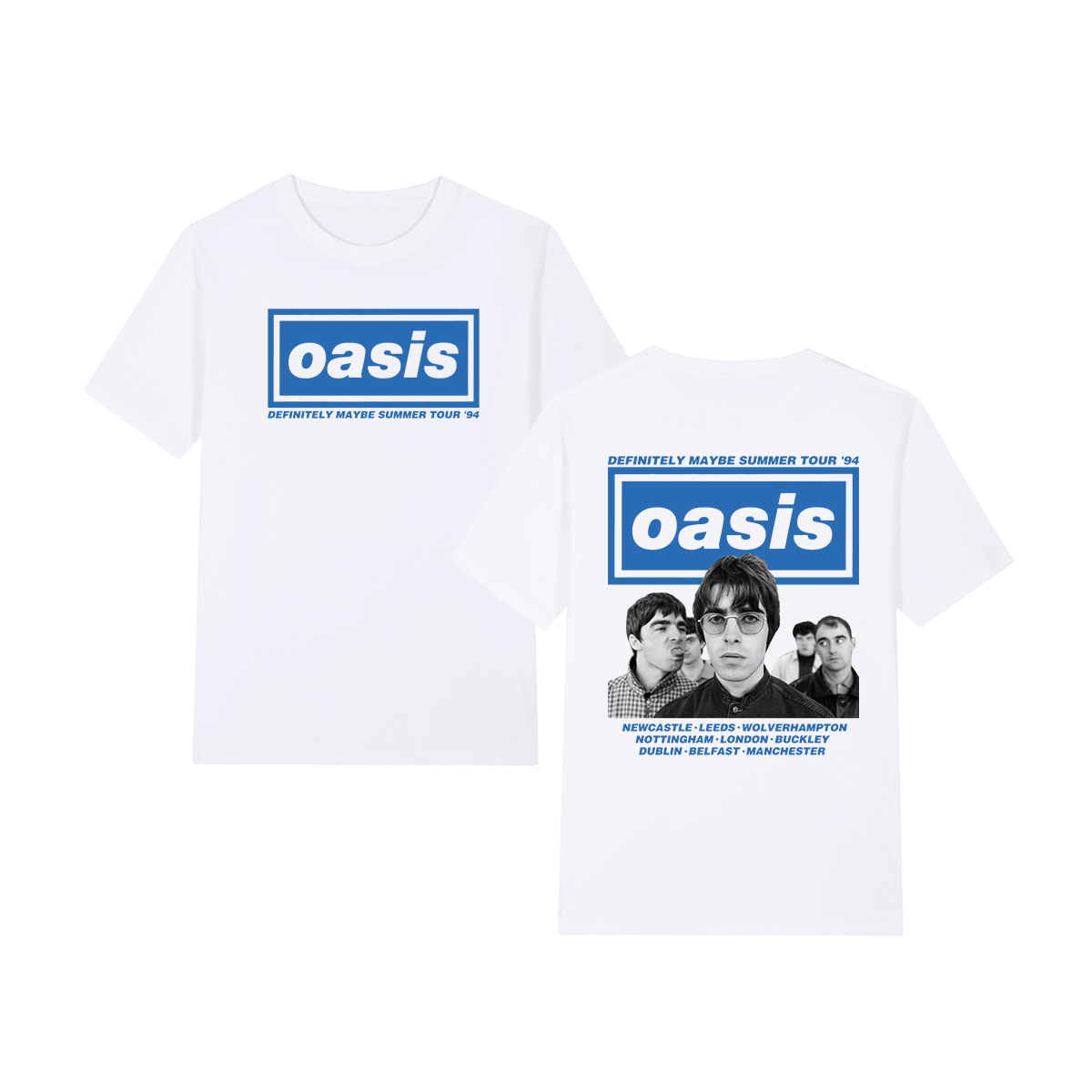 Vintage Fashion Definition - บางทีบางที Oasi Band โลโก้เสื้อยืดวินเทจแฟชั่น Casual Y2K