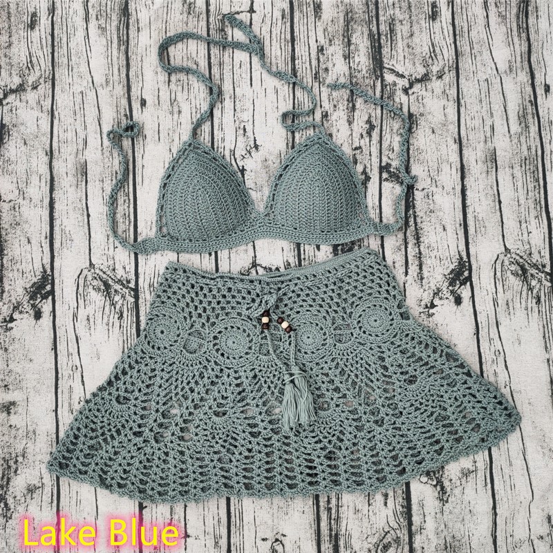 ถักมือผู้หญิงเซ็กซี่ชายหาดชุดบ - Crochet Top Boho บทวิจารณ์และราคา