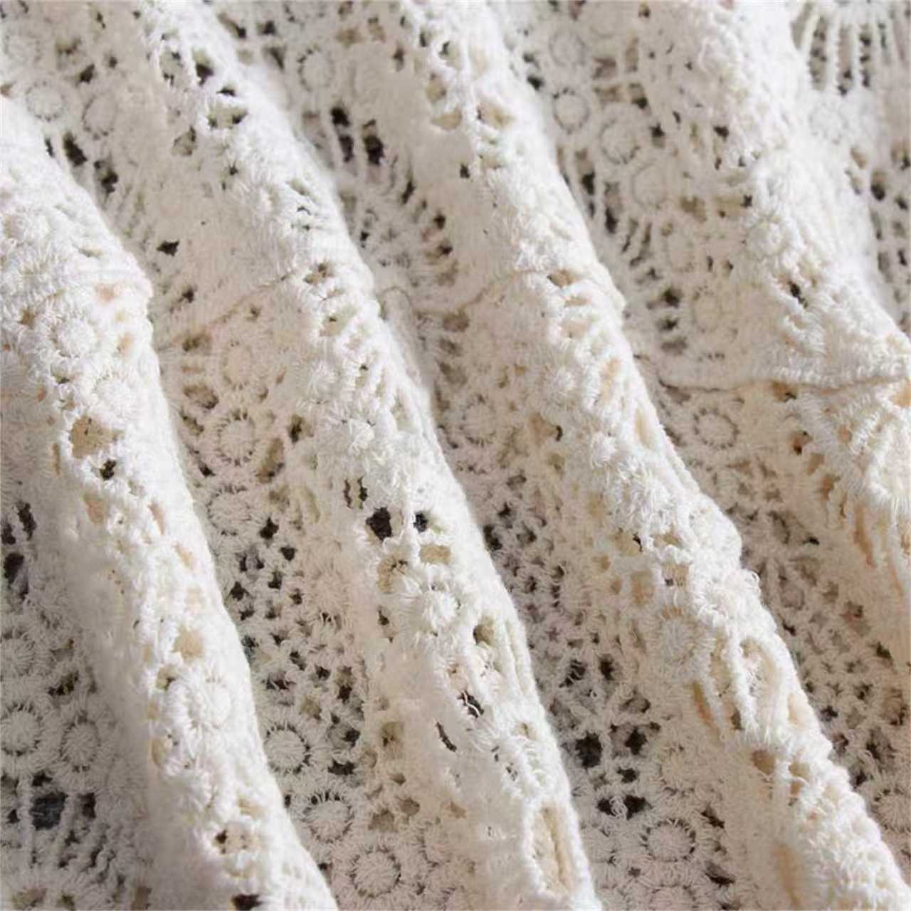เสื้อคาร์ดิแกนถักโครเชต์ลายฉลุ - Crochet Top Boho บทวิจารณ์และราคา