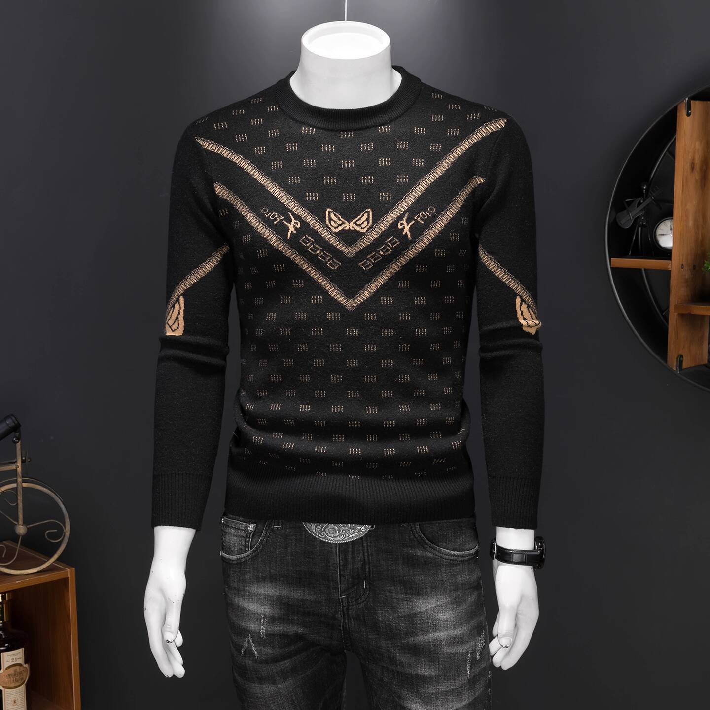 เสื้อสเวตเตอร์แฟชั่นวินเทจสำหร - Vintage Fashion Club บทวิจารณ์และราคา