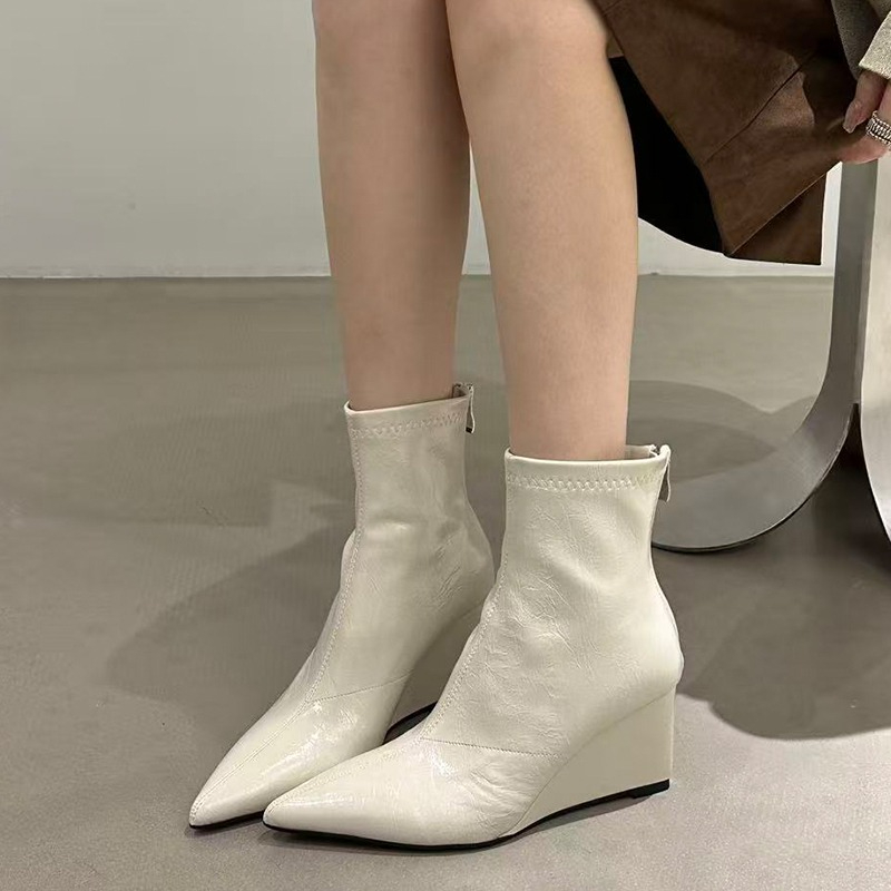 รองเท้าบูทส้นสูงสไตล์วินเทจสำห - Vintage Fashion De บทวิจารณ์และราคา