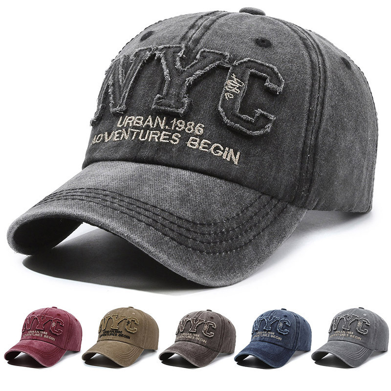 หมวกเบสบอลวินเทจตัวอักษรใหญ่ N - Vintage Fashion Nyc บทวิจารณ์และราคา