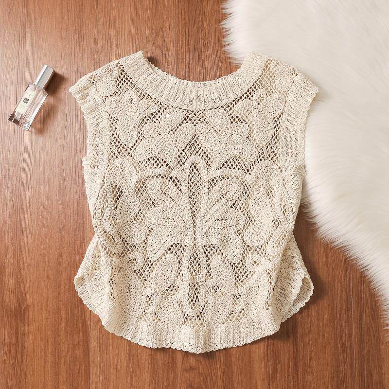 เสื้อกั๊กถักโครเชต์สไตล์โบฮีเม - Crochet Top Boho บทวิจารณ์และราคา
