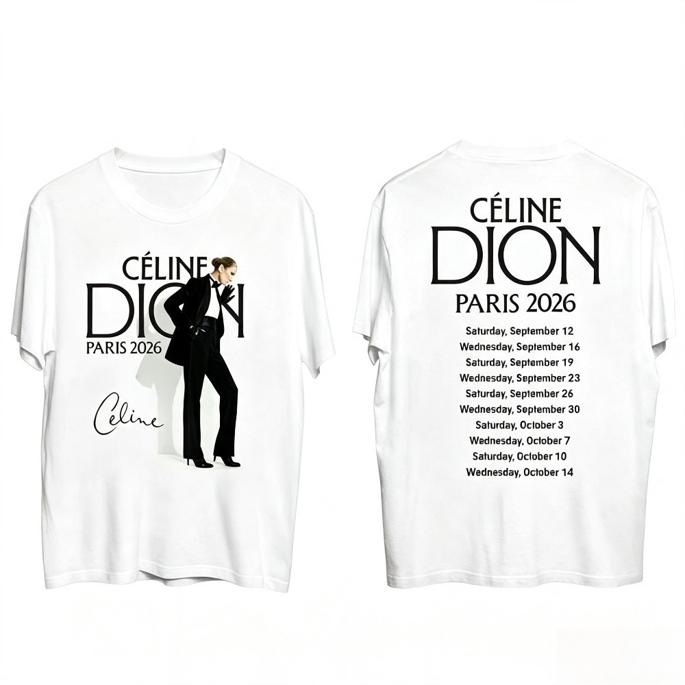 เสื้อยืดทัวร์ Celine Dion Pari - Vintage Fashion In Paris บทวิจารณ์และราคา