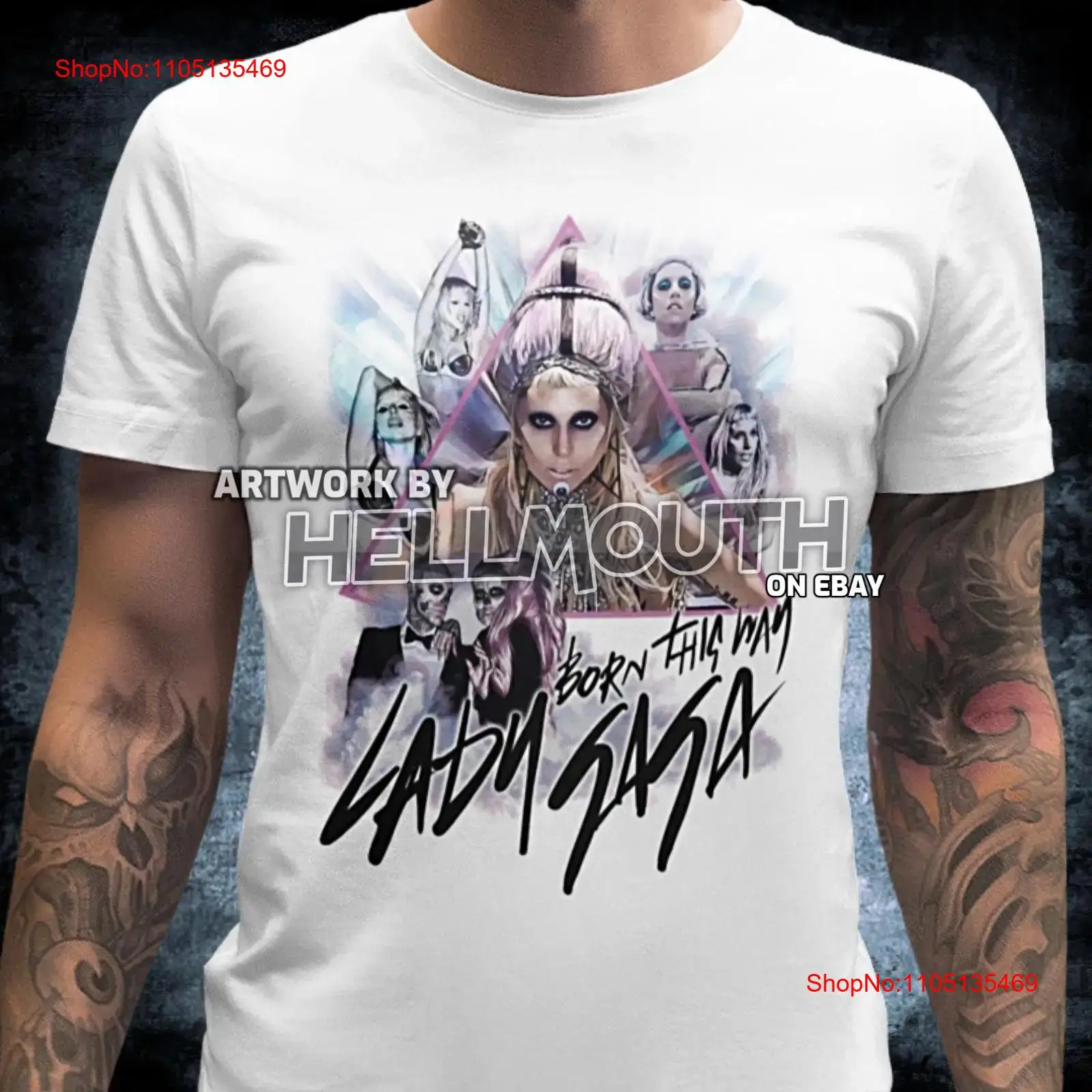 เสื้อยืดเลดี้กาก้า บอร์น ธิส เ - Vintage Fashion Videos บทวิจารณ์และราคา