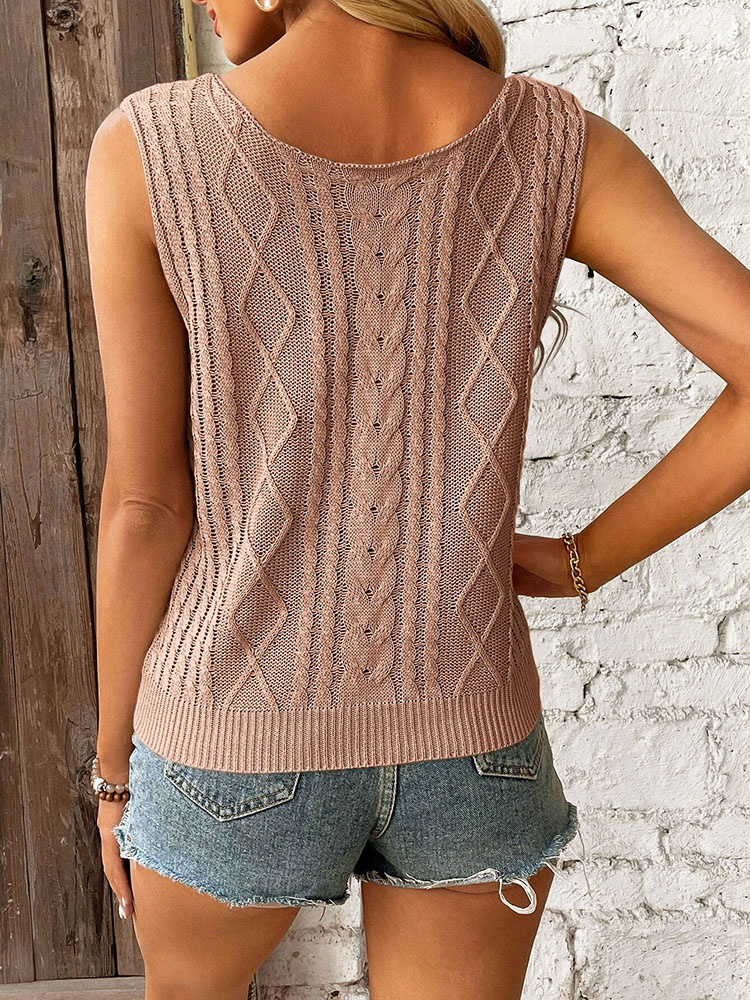 เสื้อกั๊กถักโครเชต์สีเบจสำหรับ - Crochet Top Boho บทวิจารณ์และราคา